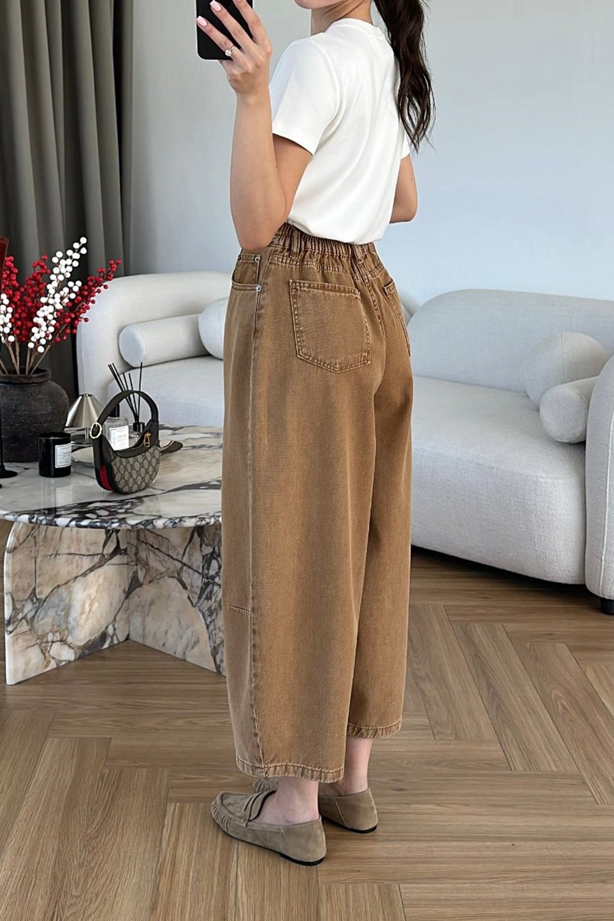 Tensel Slouchy Jean CAMEL