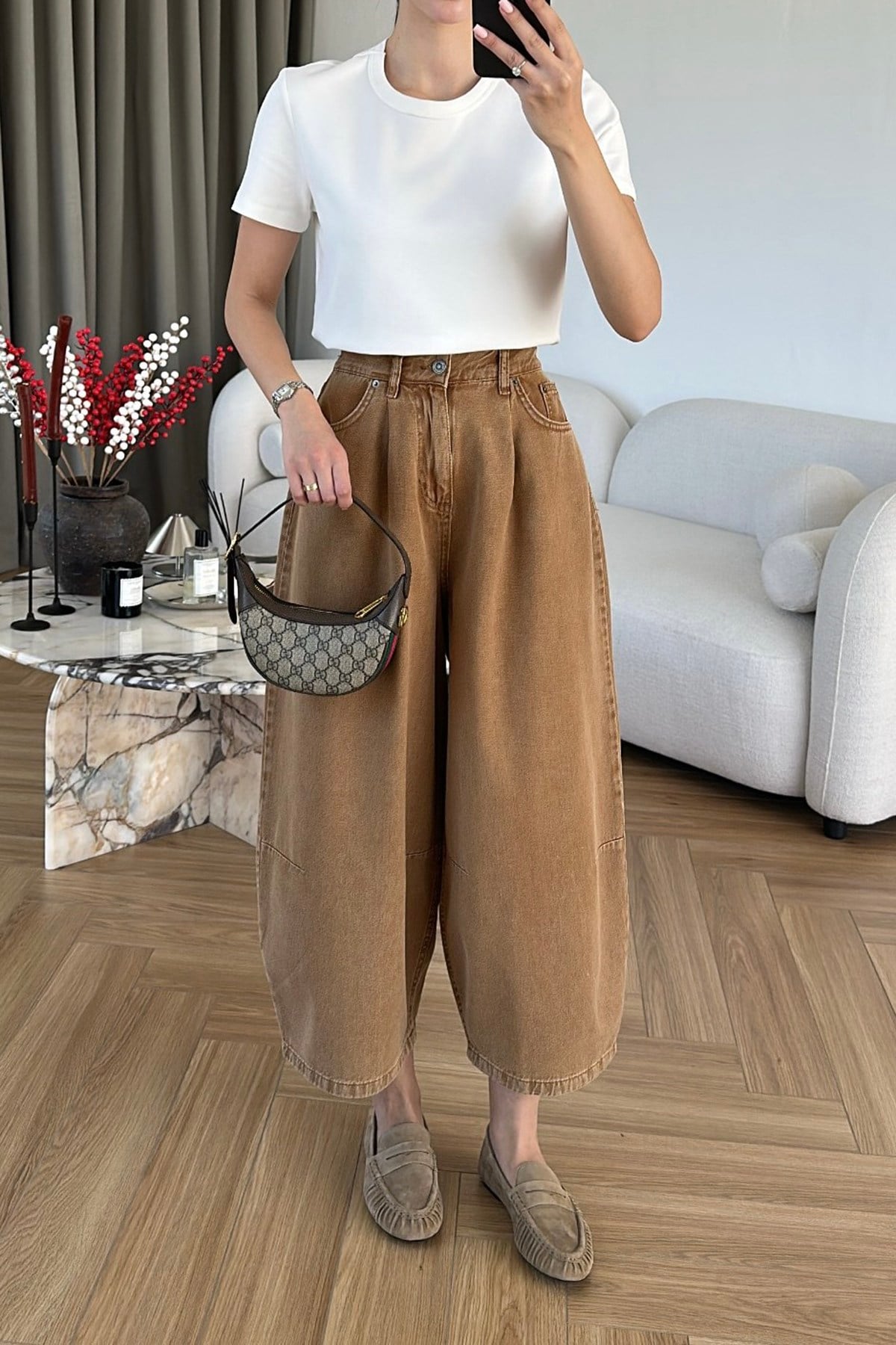 Tensel Slouchy Jean CAMEL