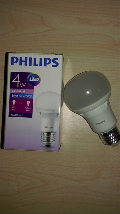 LED 4W BEYAZ E27 PHILIPS
