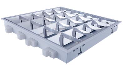 CLASS 2X36 TL-D ELEKTRONİK BALAST 6 LAMEL ÇİFT PARABOLİK ARM. PEDAŞ
