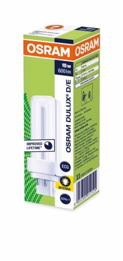 DULUX D/E 10W/827 PLC (4PİMLİ) OSRAM