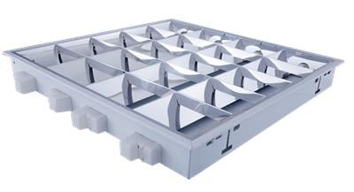 CLASS 4X18 TL-D ELEKTRONİK BALAST 6 LAMEL ÇİFT PARABOLİK ARM. PEDAŞ