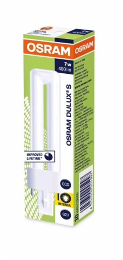 DULUX S 7W/830 (2 PİMLİ) OSRAM
