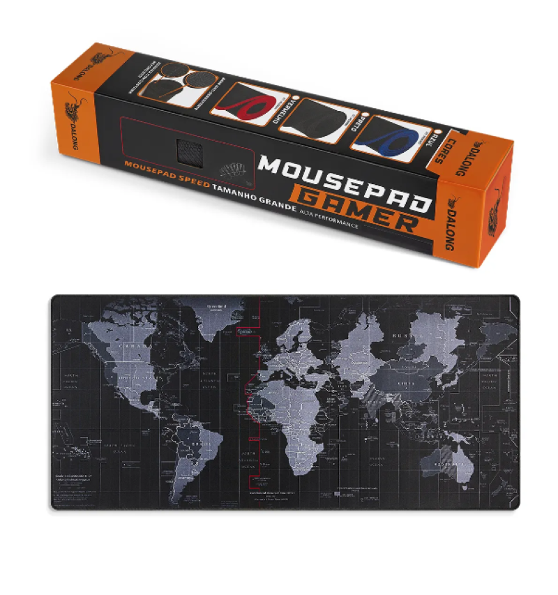 Dünya Desenli 80X30 cm Mouse Pad Xl Gaming Mousepad