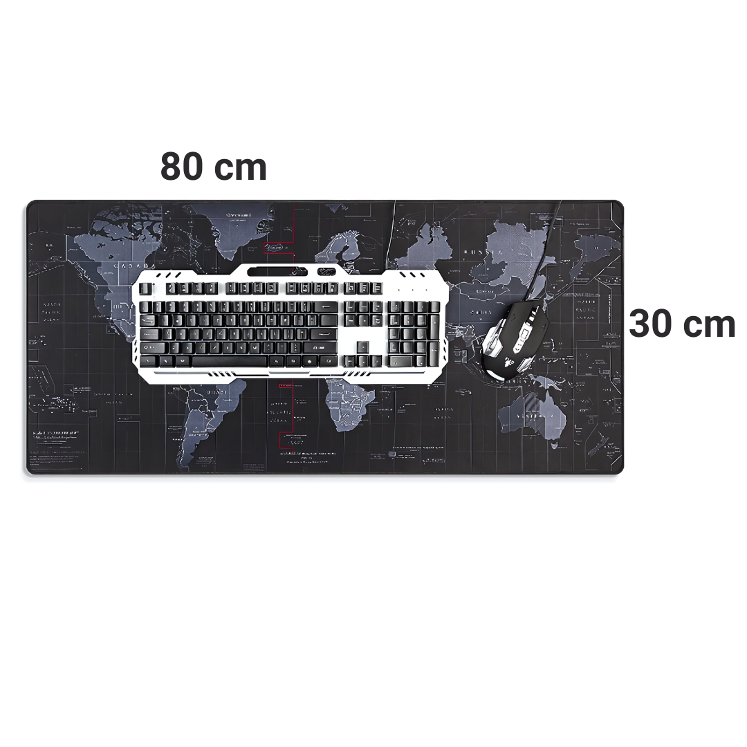 Dünya Desenli 80X30 cm Mouse Pad Xl Gaming Mousepad