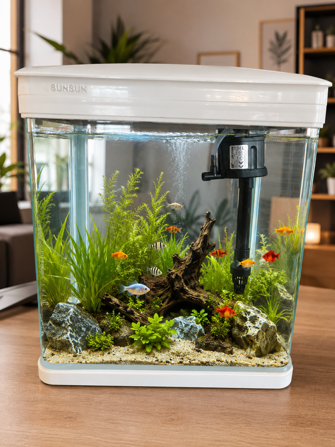 JR-230 Cam Akvaryum 7 Litre BEYAZ