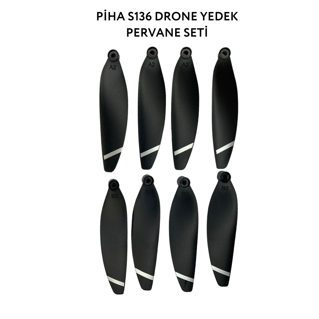 Piha S136 Drone Yedek Pervane Seti (8 Adet)