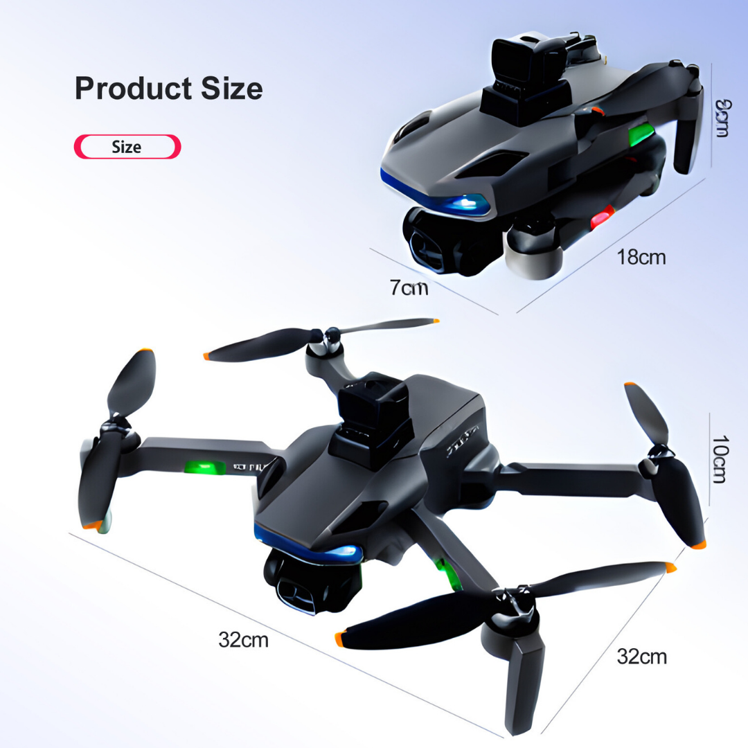 S135Pro Drone GPS 4K Hd Çift Kamera 2 Batarya ile 40 Dakika Uçuş Süresi Engelden Kaçınma Ve BENİ TAKİP ET modu