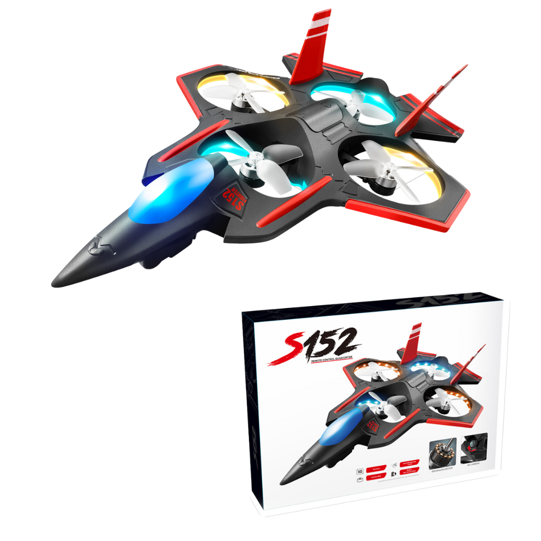 S152 Drone FIRÇASIZ MOTOR 2 Batarya İle 20 Dakika Uçuş 720p HD Kamera Işıklı Drone