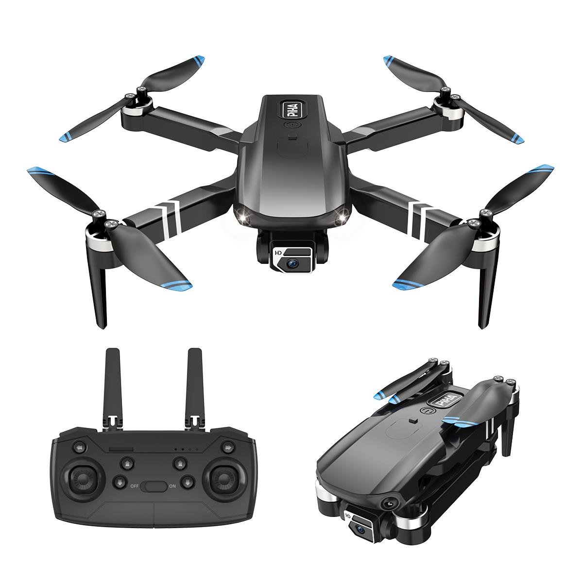 S65 Free Lıte – 2 Batarya, 30 Dakika Uçuş, 1080P Çift ESC Kamera, Fırçasız Motorlu Drone/App kontrolü 