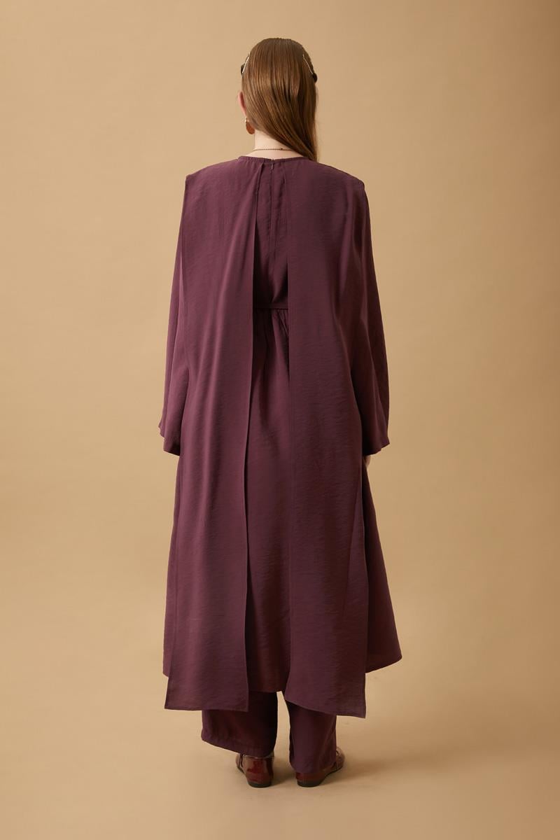  Diena Tunik Takım Bordo