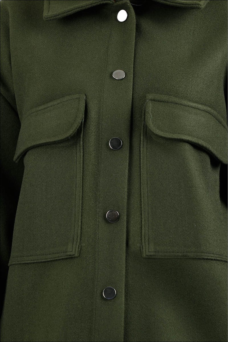 1178 Oversize Haki Ceket 