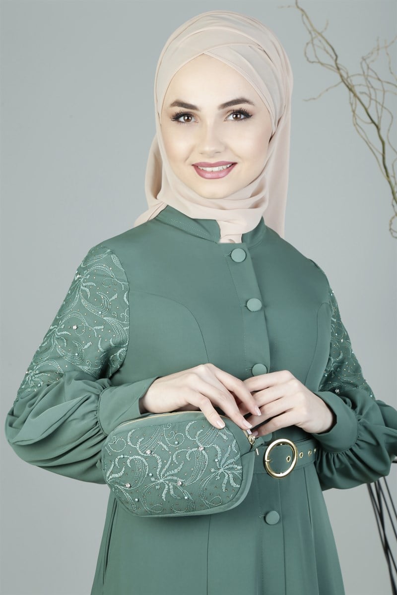3251 Çantalı Mint Ferace