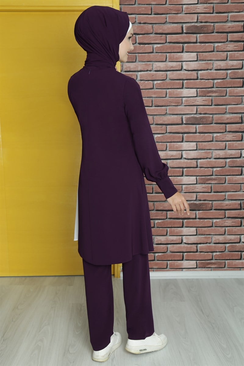 3325 Biyeli Mürdüm Takım