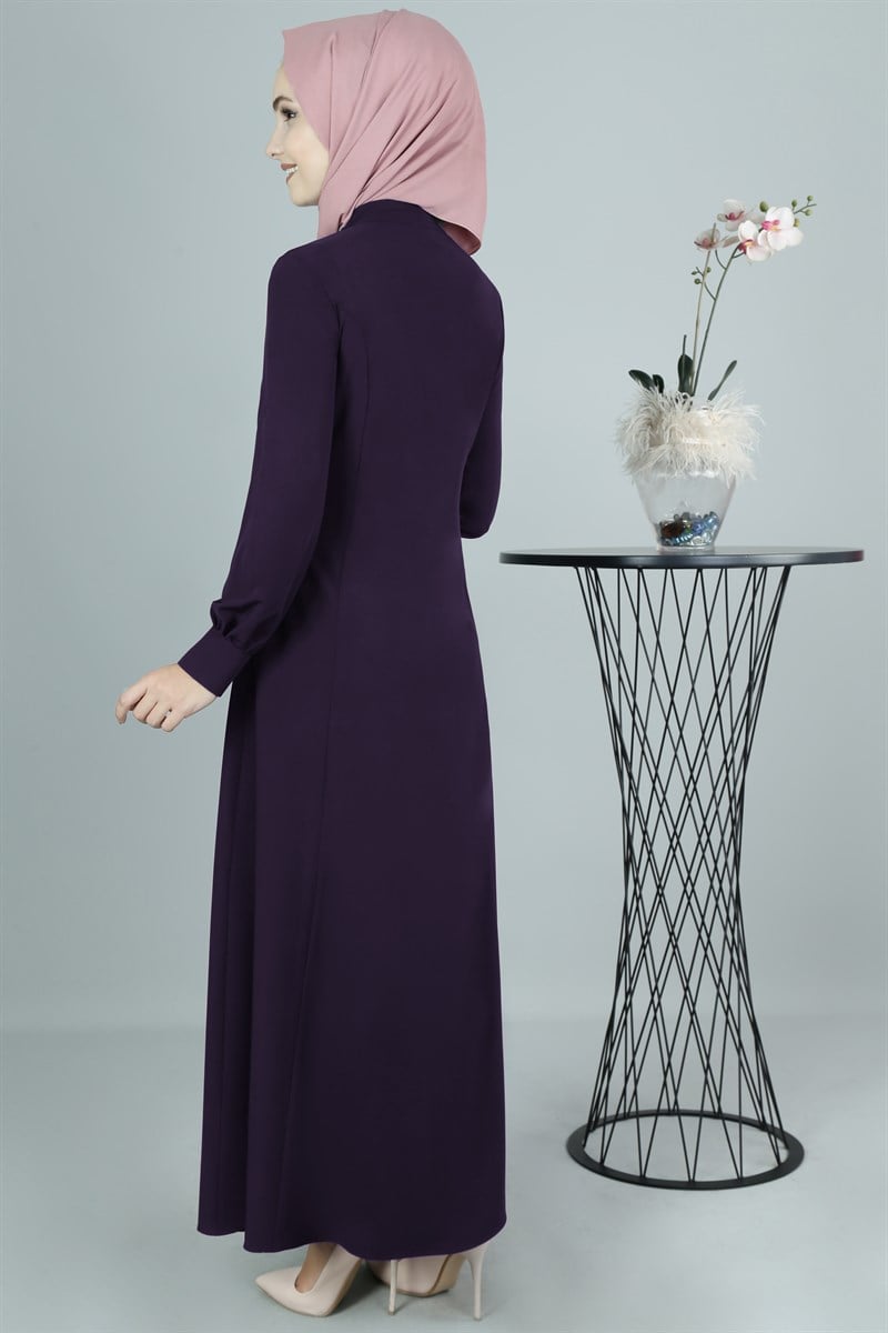 3349 Çiçekli Mürdüm Ferace