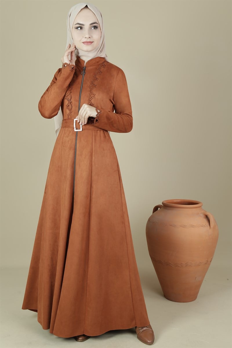 3375 Tarçın Süet Ferace