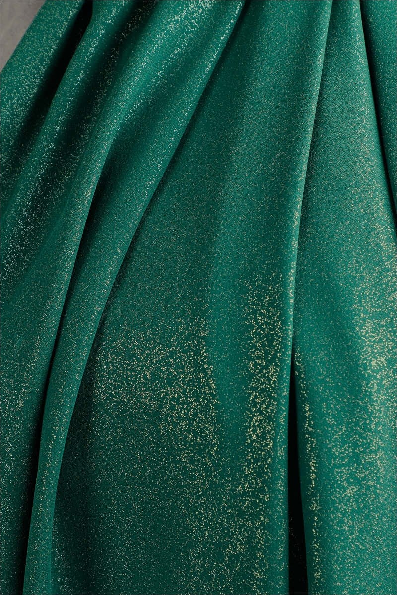 4213 Simli Koyu Yeşil Şal