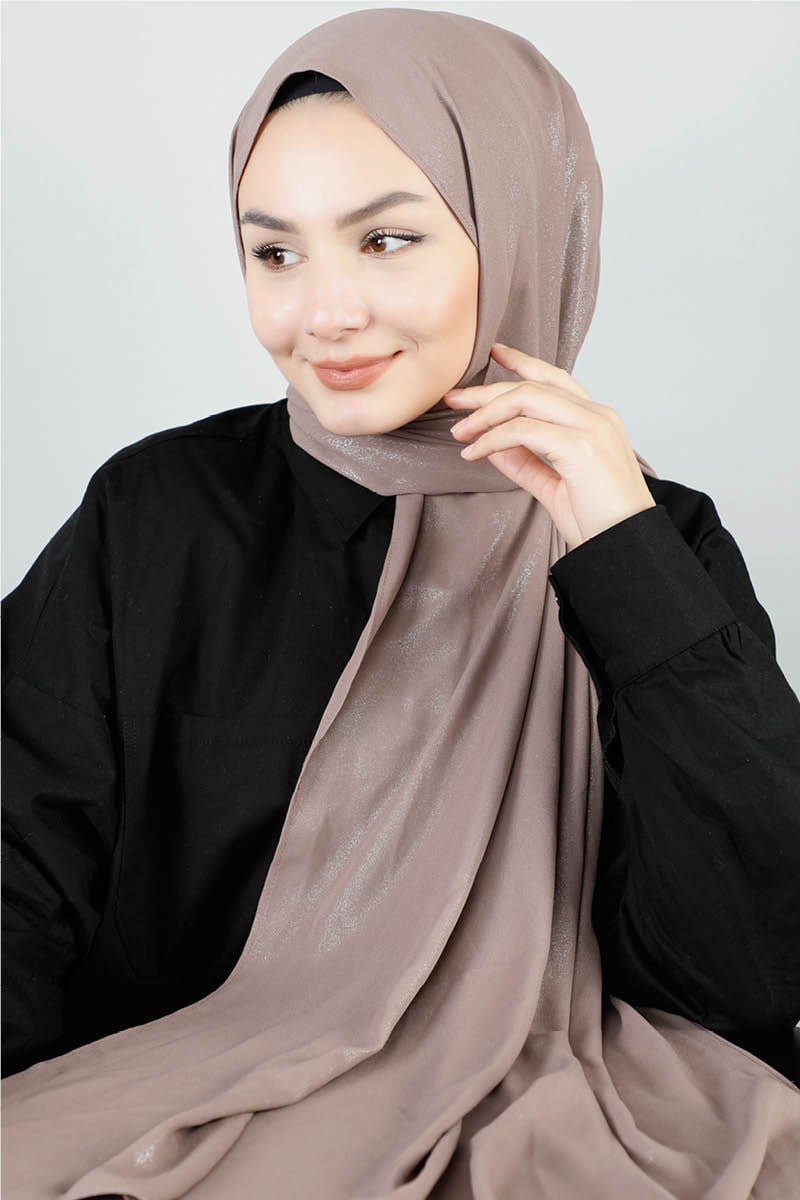 4213 Simli Pudra Şal