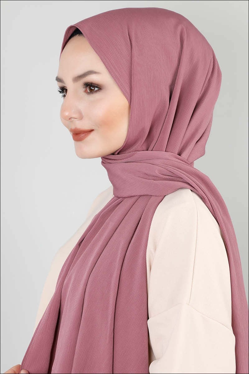 4415 Astra Medine İpeği Pastel Pembesi Şal