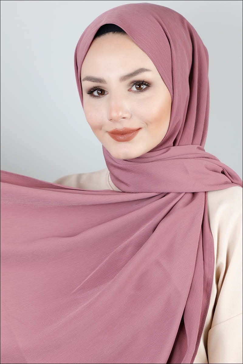 4415 Astra Medine İpeği Pastel Pembesi Şal
