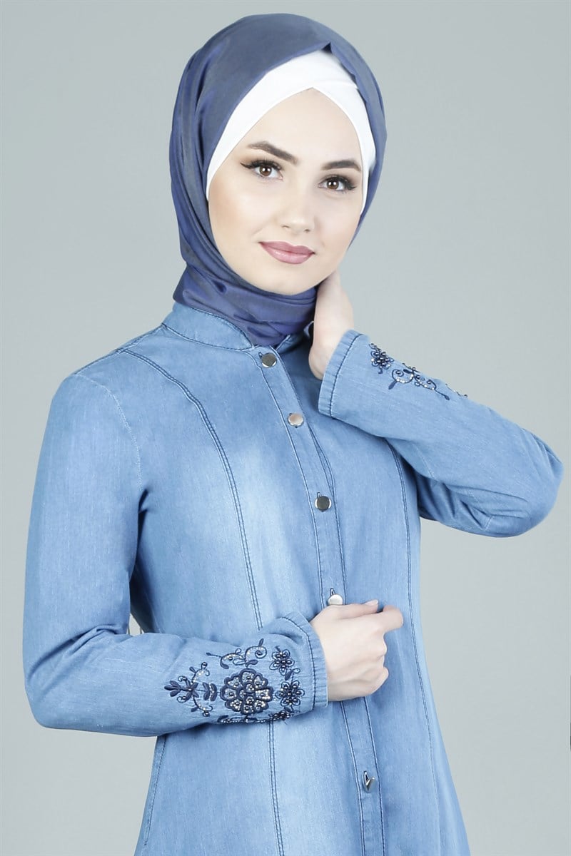 511 Çiçek Motifli Kot