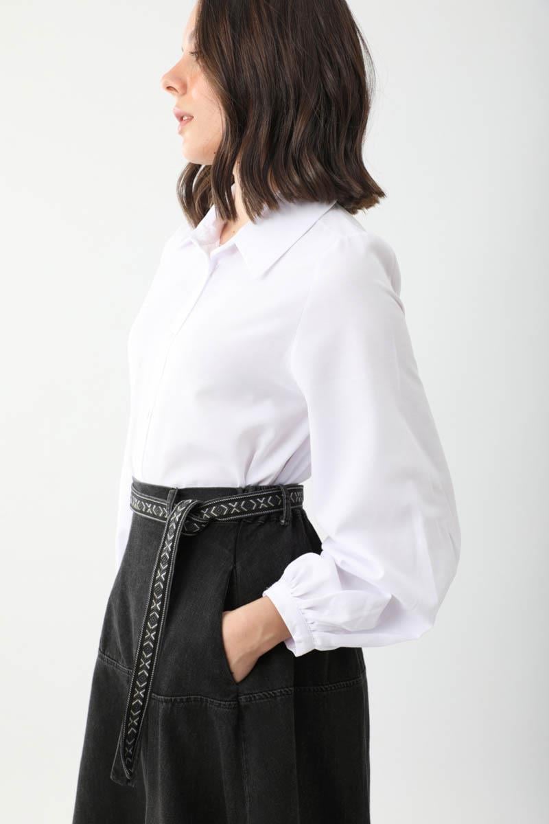 Akel Denim Etek Siyah