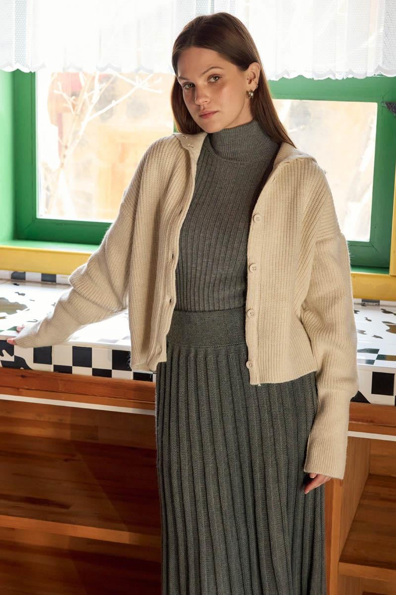 Balıkçı Yaka Hırka Taş