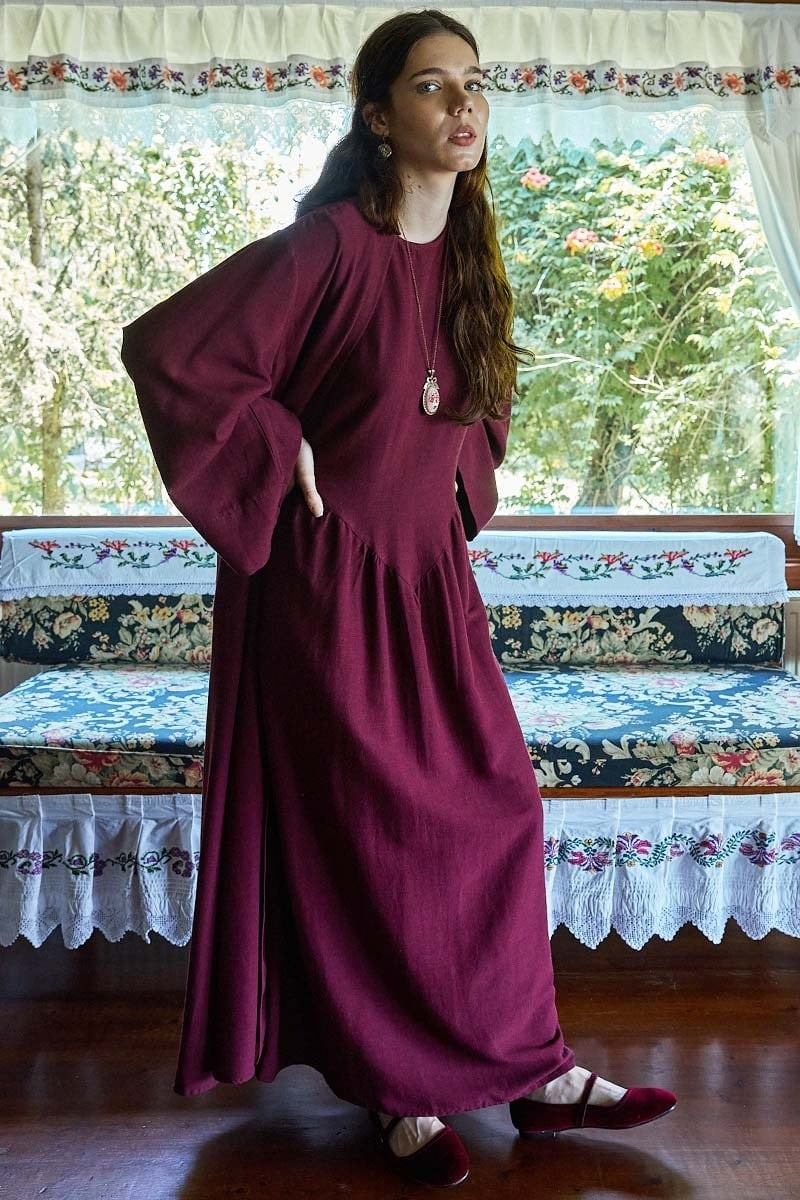 Belden Bağlamalı Abaya