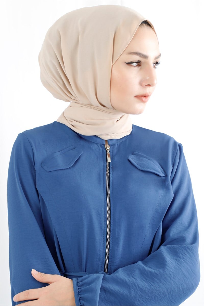 Beli Bağcıklı Ferace