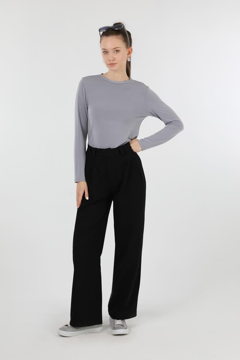 Bisiklet Yaka Body Gri