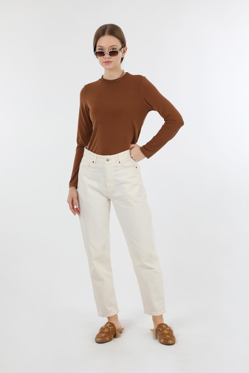 Bisiklet Yaka Body Kiremit