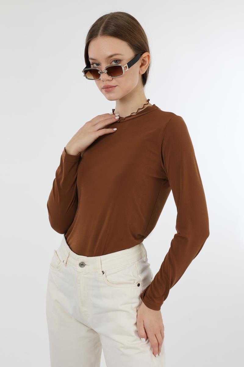 Bisiklet Yaka Body Kiremit