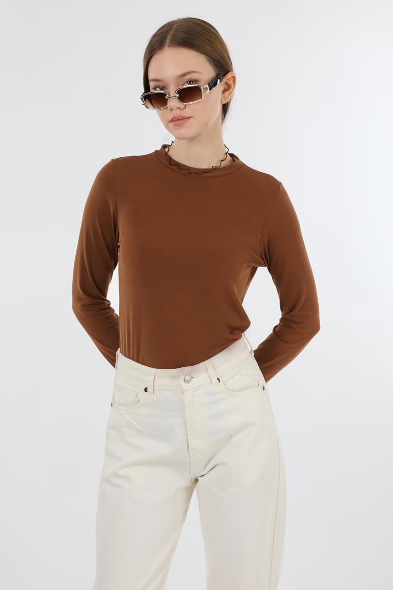 Bisiklet Yaka Body Kiremit