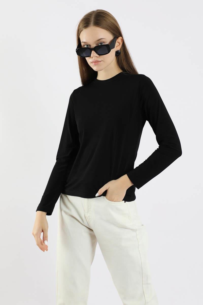 Bisiklet Yaka Body Siyah