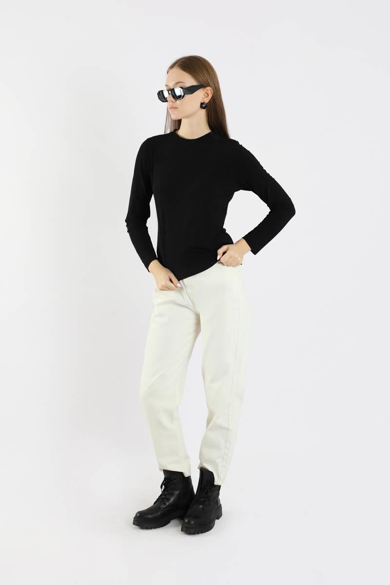 Bisiklet Yaka Body Siyah