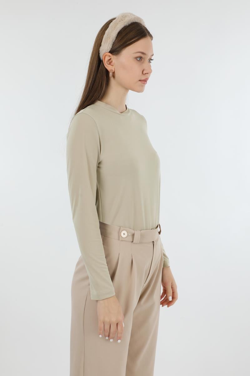 Bisiklet Yaka Body Taş