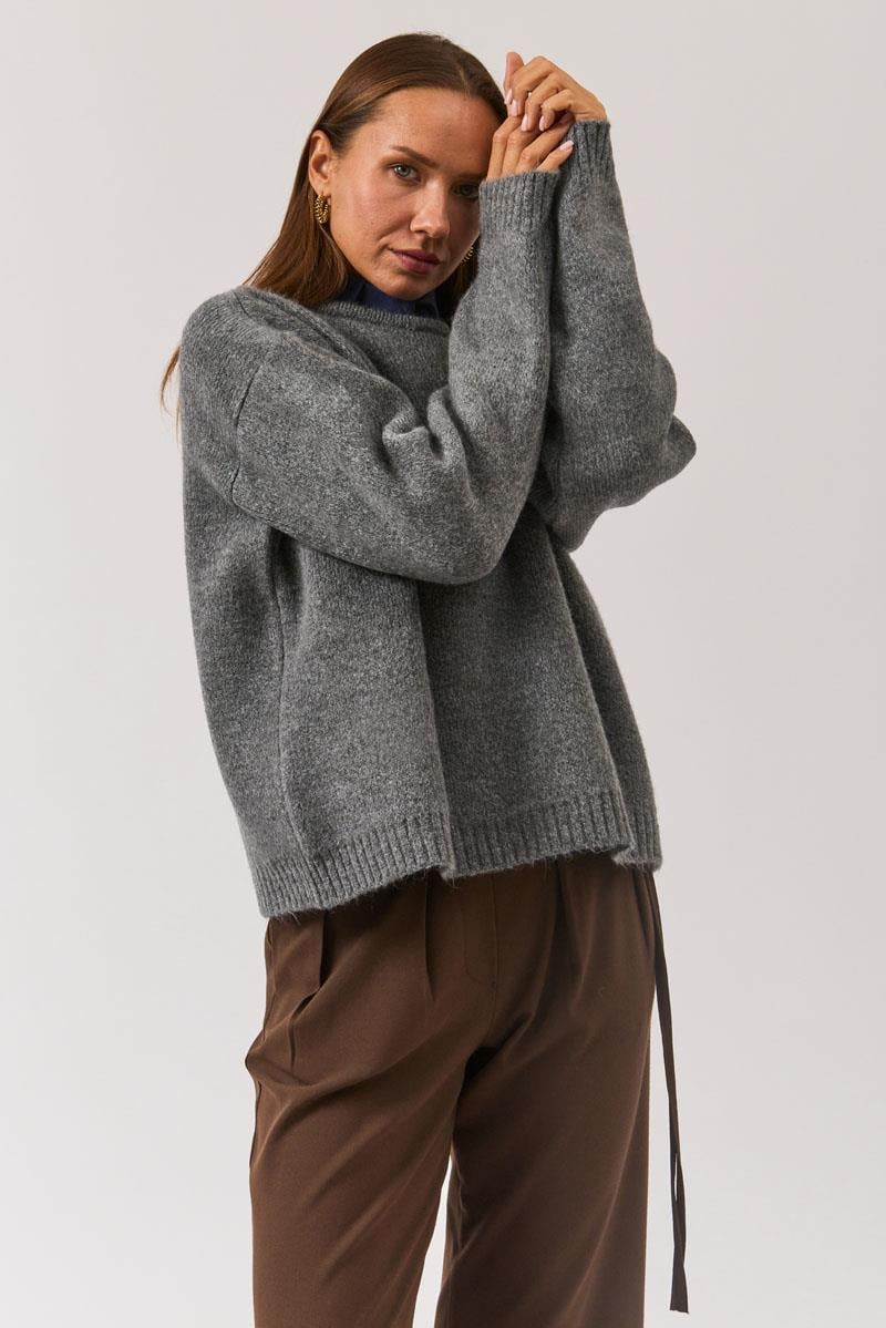 Biyeli Oversize Kazak Antrasit