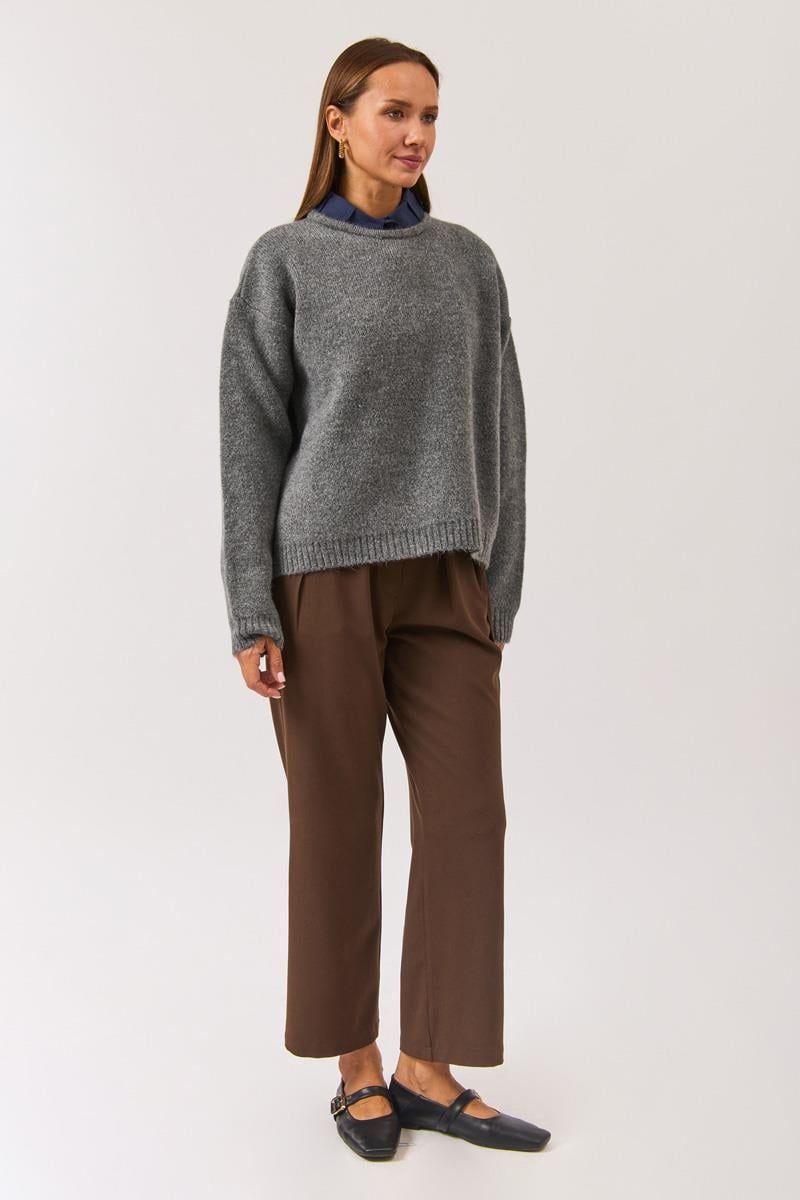 Biyeli Oversize Kazak Antrasit