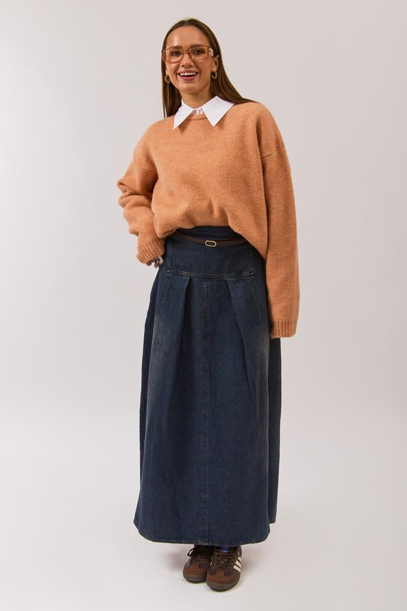 Biyeli Oversize Kazak Yavruağzı