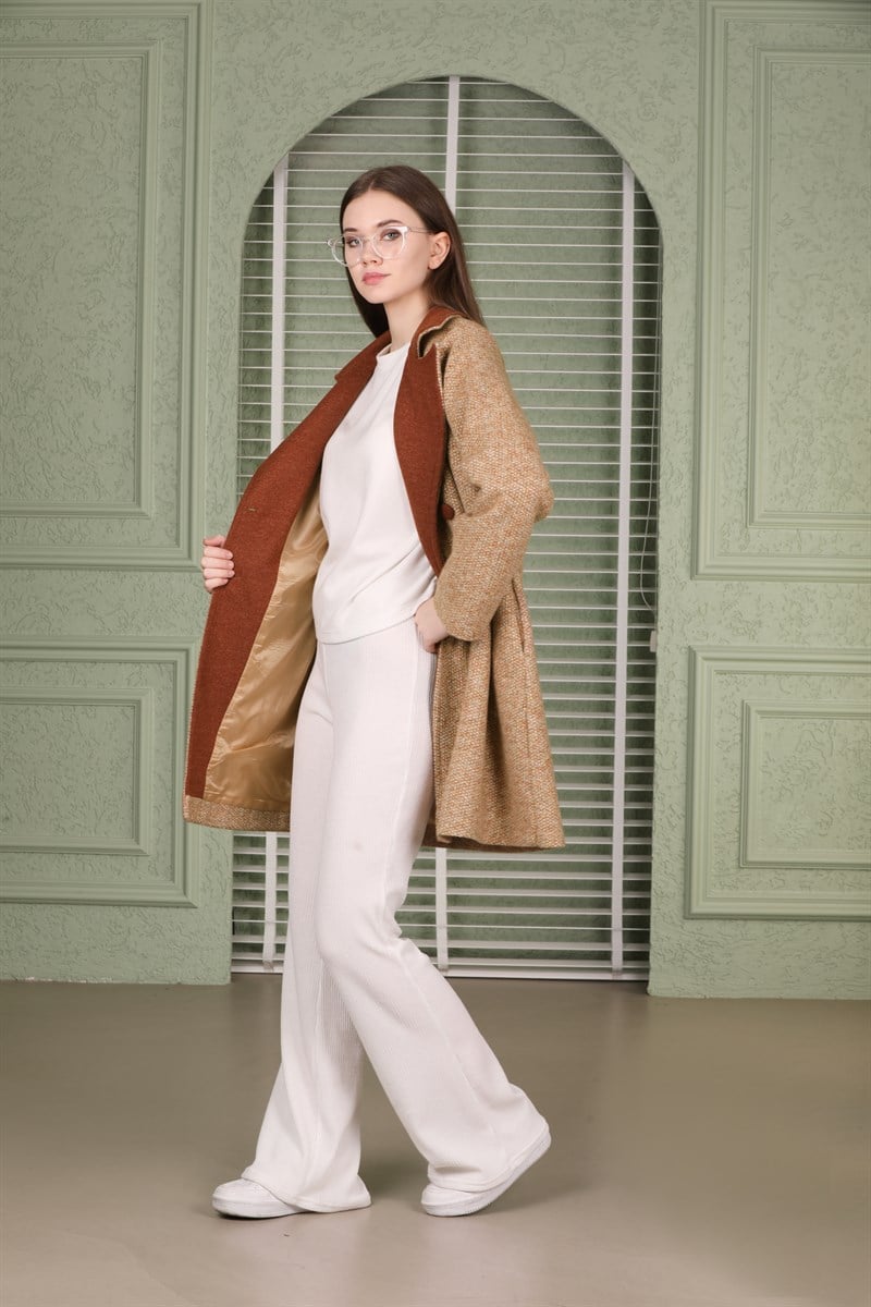 Chanel Garnili Kaşe Ceket Camel