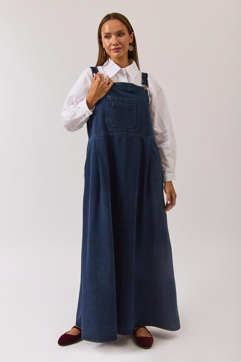 Çift Cepli Denim Jile Açık Mavi