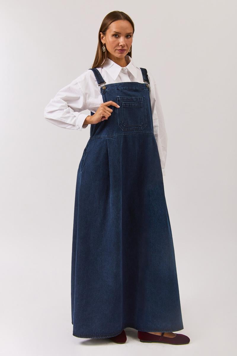 Çift Cepli Denim Jile Açık Mavi
