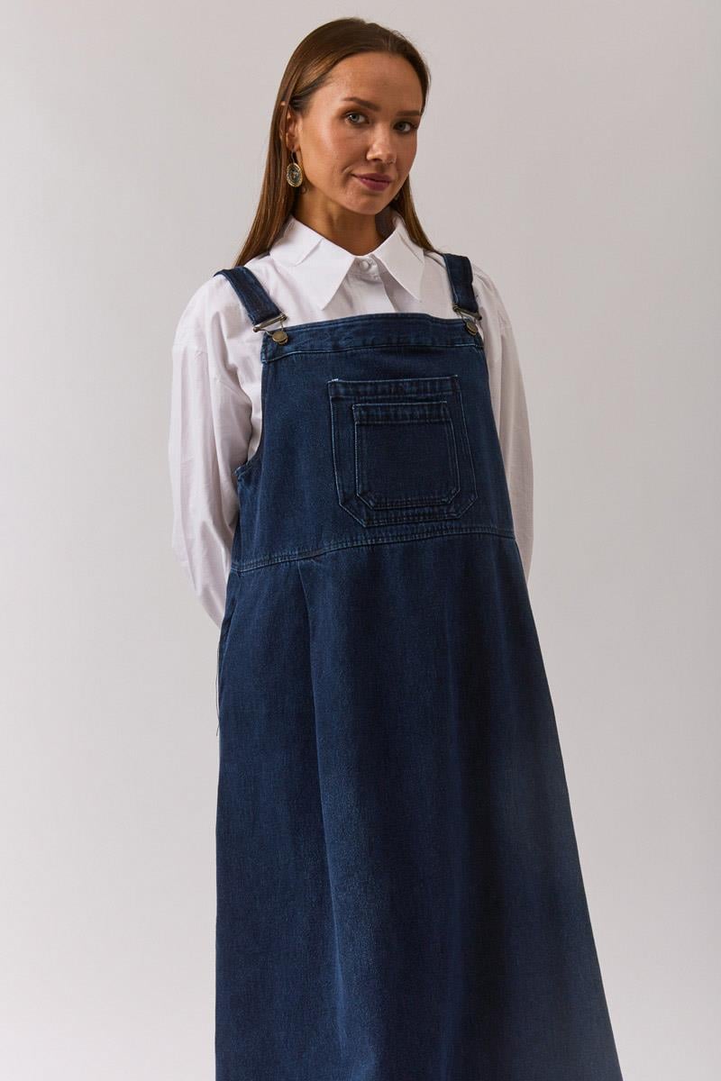 Çift Cepli Denim Jile Açık Mavi