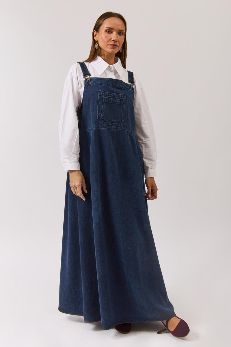 Çift Cepli Denim Jile Açık Mavi