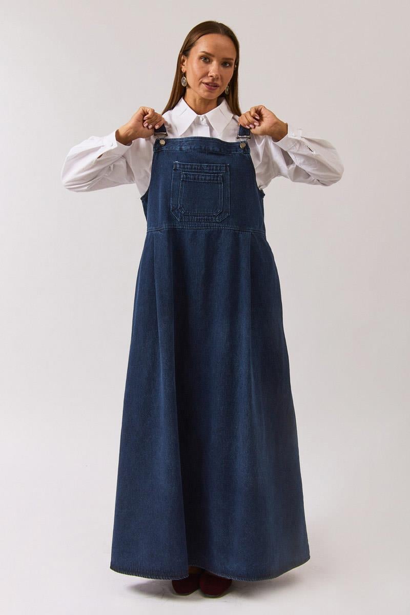 Çift Cepli Denim Jile Açık Mavi
