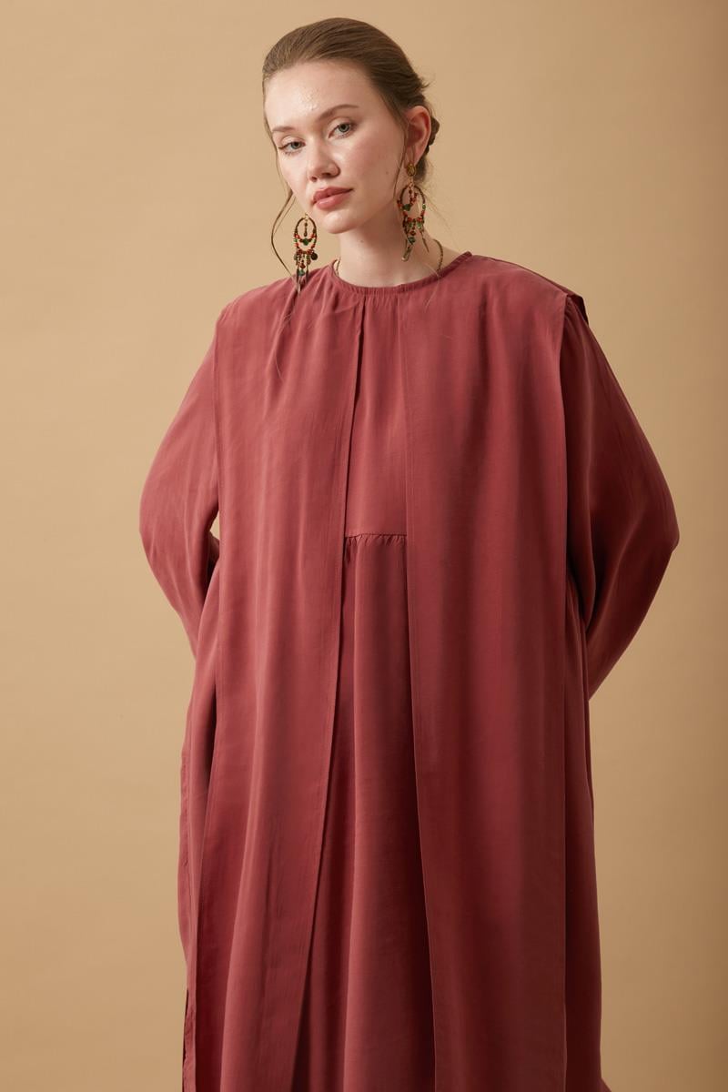 Diena Tunik Takım Koyu Kiremit