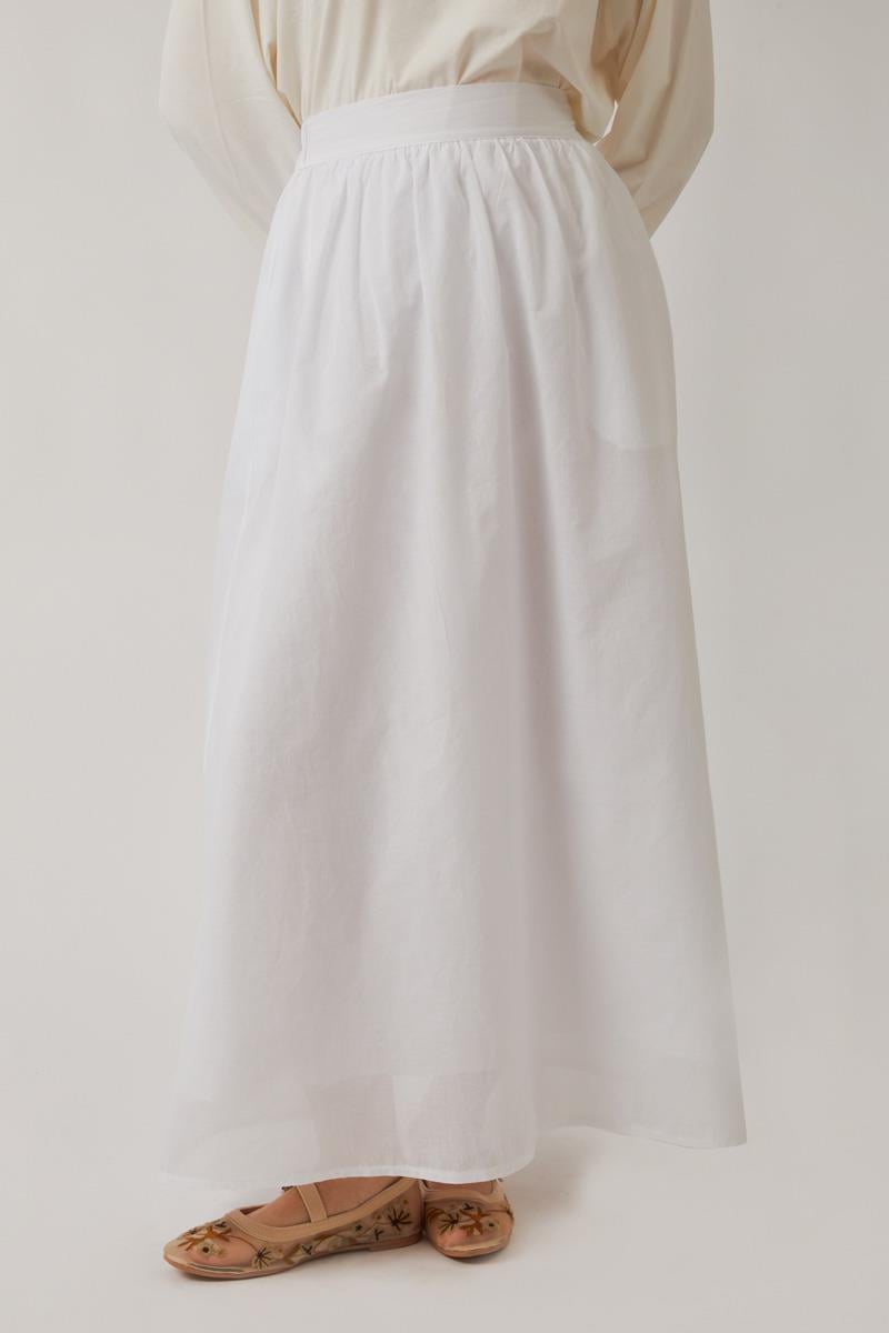 Duru Büzgülü Etek Bebe Mavisi