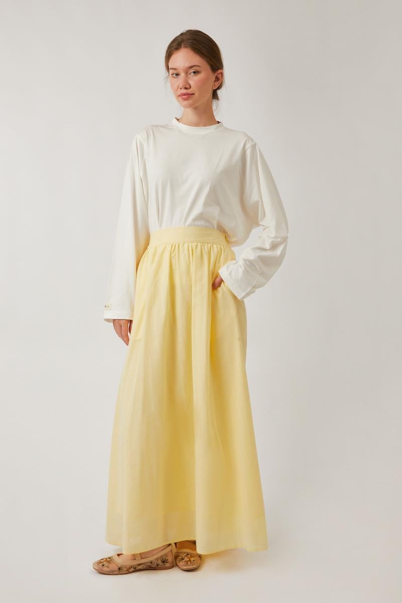 Duru Büzgülü Etek