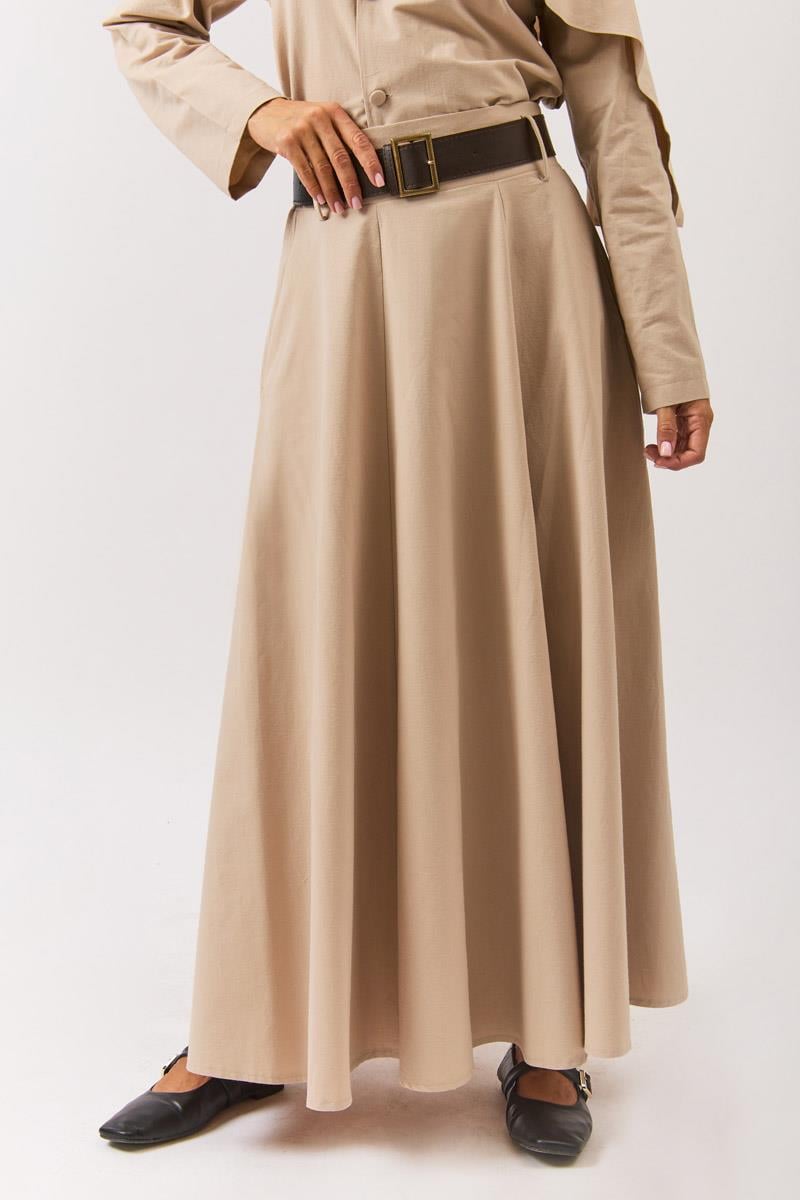 Geniş Kemerli Etek Taş