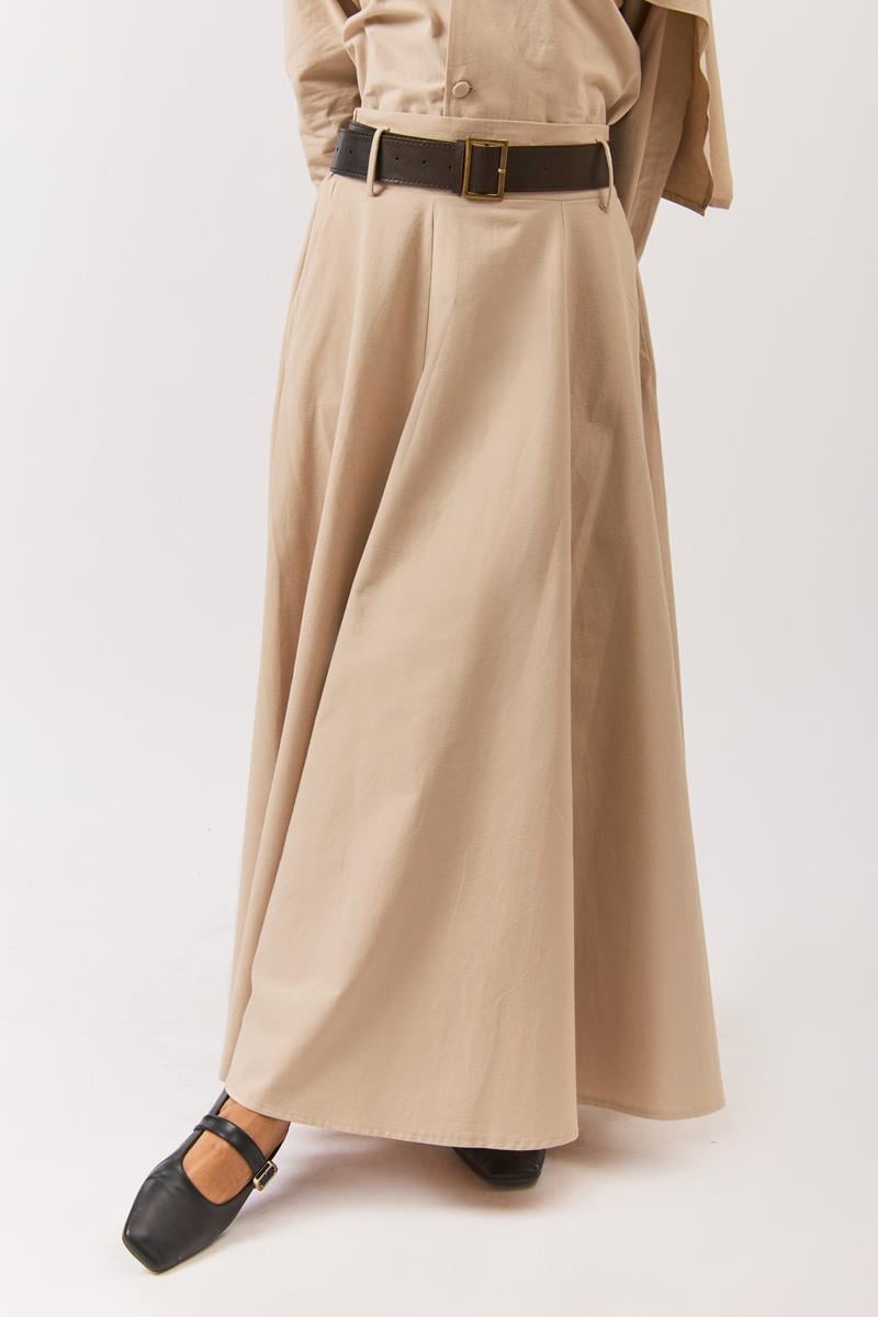 Geniş Kemerli Etek Taş